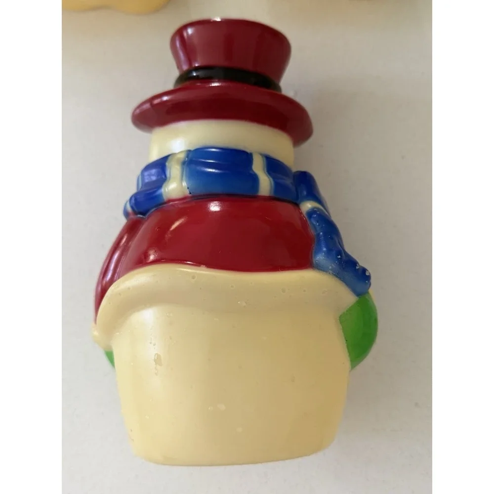 Vintage‎ Snowman Blow Mold 8
